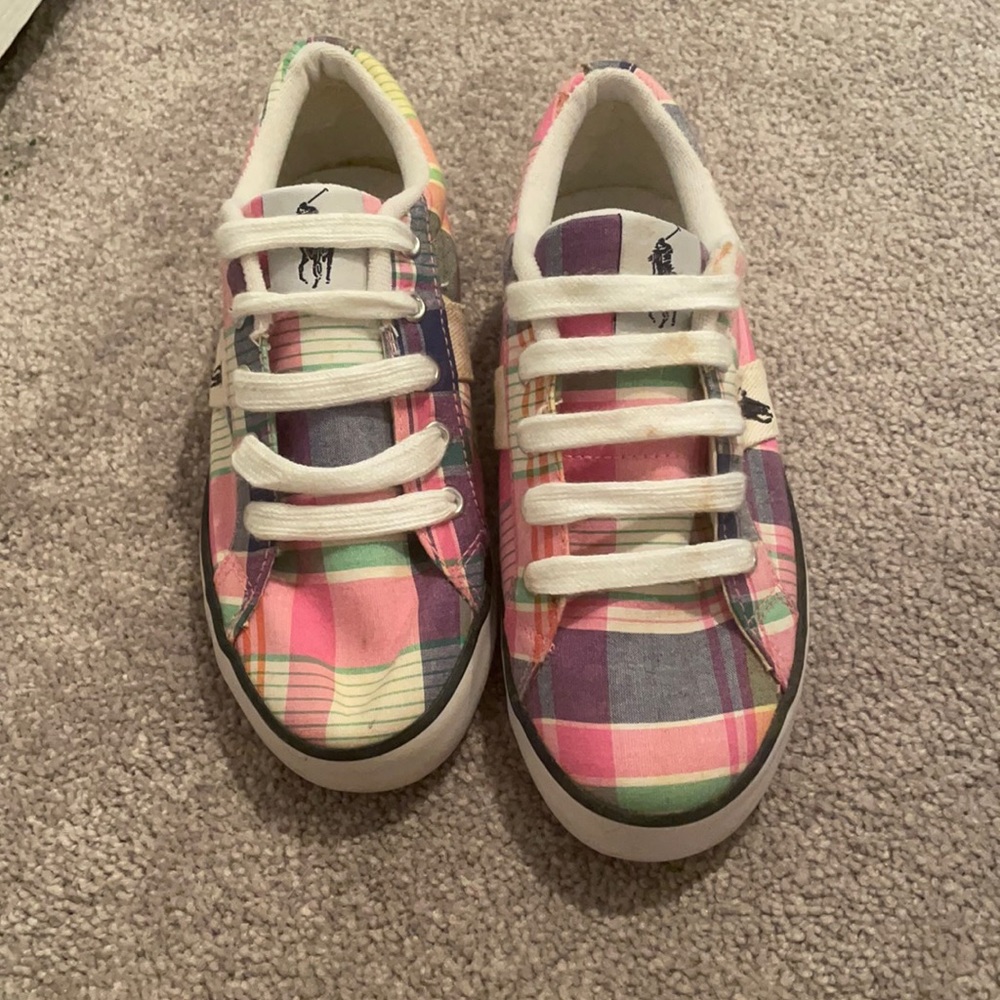 Polo by Ralph Lauren plaid shoes size 2